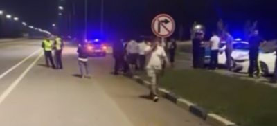 Группу ночных гонщиков задержали полицейские в Астане