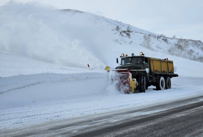 В Казахстане ограничено движение на трёх республиканских автодорогах