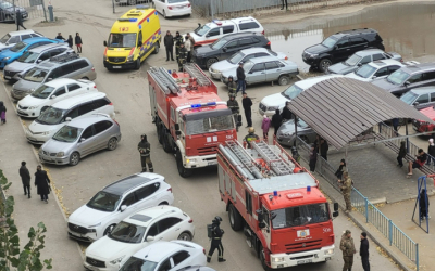 Ложный вызов на пожар наделал переполоха в большом многоквартирном доме