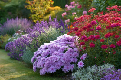 4 компактных многолетника, которые не расползаются по участку: кустики с цветами