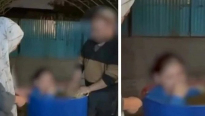 Девушку окунали в бочку с фекалиями за отказ носить хиджаб