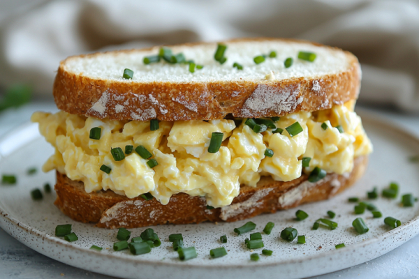 Идеальный завтрак из Токио: сэндвич тамаго. Секрет в соусе из желтка и йогурта. Объедение!