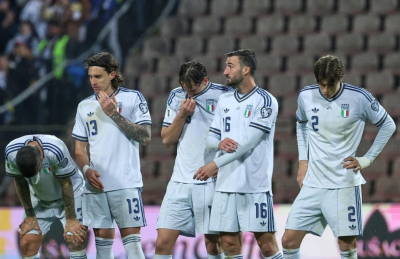 Сборная Италии по футболу не смогла квалифицироваться на ЧМ-2026