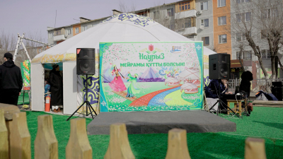 Этноаул Казахмыса стал центром праздника в области Улытау