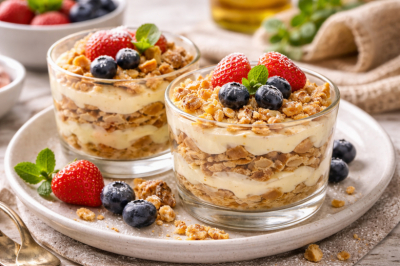 Сушу лаваш и крошу в крем &mdash; самый ленивый &laquo;Наполеон&raquo; без вреда для фигуры: всего 235 ккал на порцию