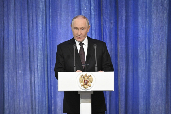 Путин поздравил юнармейцев с десятилетием образования движения