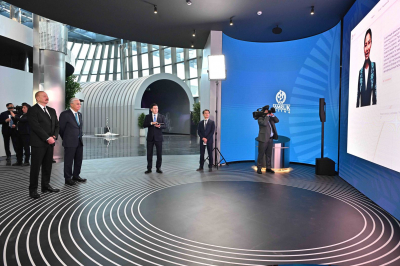 Лидеры Казахстана и Азербайджана ознакомились с разработками в сфере ИИ в Астане