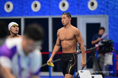 Адильбек Мусин установил рекорд Казахстана на чемпионате мира по плаванию