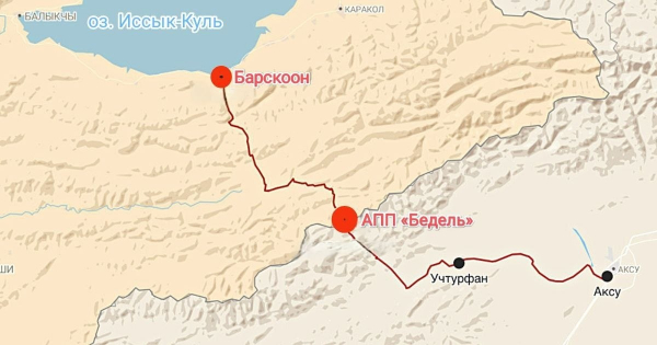 На трассе Барскоон - Бедель построят 50 мостов и два тоннеля