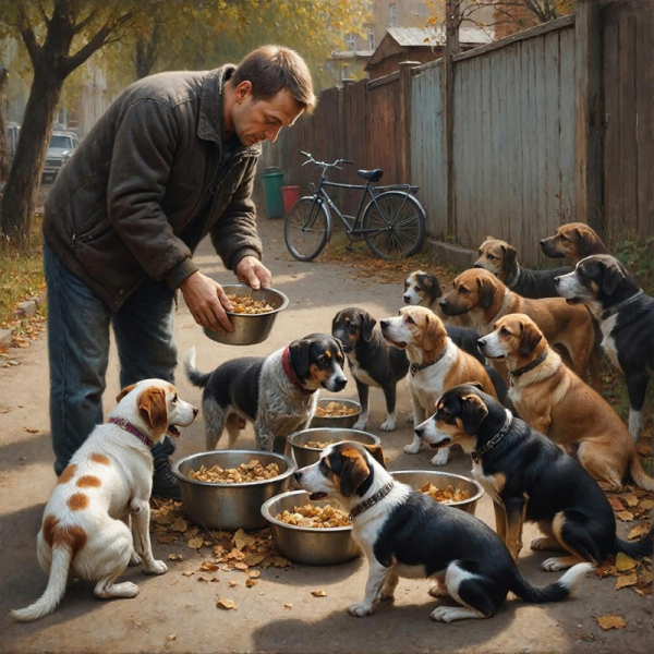 Сибиряки поспорили, нужно ли наказывать тех, кто подкармливает бездомных собак