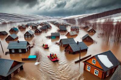 В Ненецком АО ввели режим повышенной готовности из-за весеннего половодья