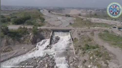 Повышение уровня воды в реке Талгар создало риск подтопления карьеров в Алматинской области