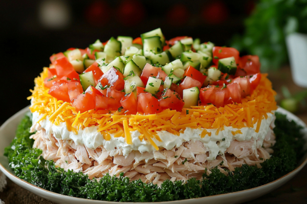 Салат &laquo;Курица под шубой&raquo;: легкий в приготовлении &mdash; то, что нужно, чтобы порадовать себя в выходной