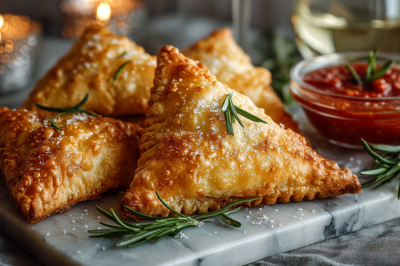 Тающие сырные треугольнички: хруст и нежность в каждом кусочке. Готовятся за 10 минут из трех ингредиентов. Исчезают с тарелки мгновенно!