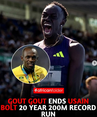 Австралийский спринтер Гоут Гоут превзошел время Усэйна Болта