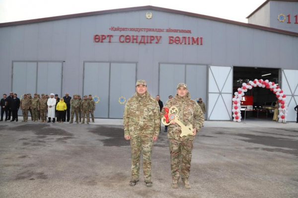 Безопасность населения: в Алматинской области открыли новую пожарную часть