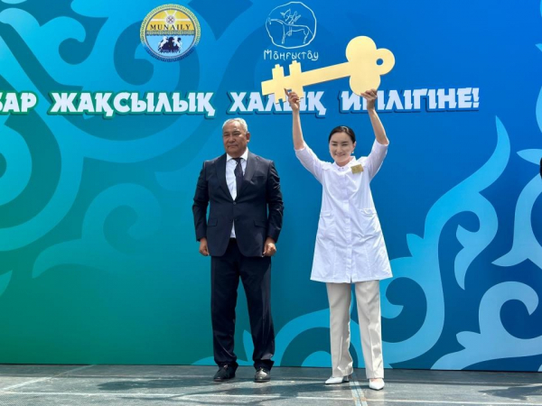 В Мунайлинском районе открылась новая больница