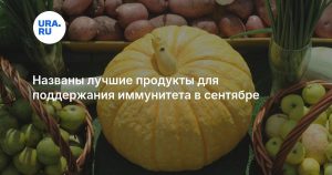 Названы лучшие продукты для поддержания иммунитета в сентябре