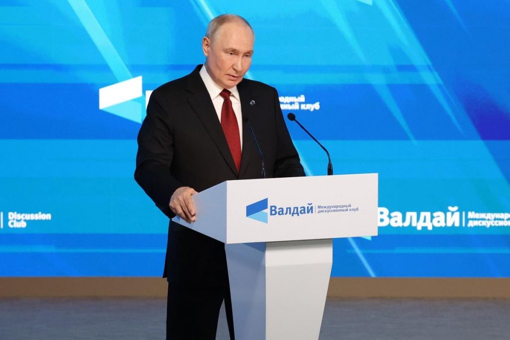 Путин на «Валдае»: прекращение огня на Украине — лучший сценарий, если Киев примет условия Москвы