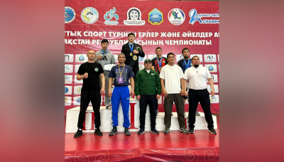 Гвардеец завоевал серебро на чемпионате Казахстана по жекпе-жек