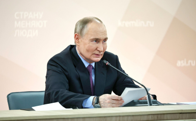 Путин поужинал с учительницей в Кремле